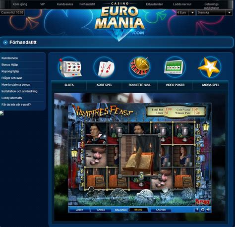 Euromania casino mobile